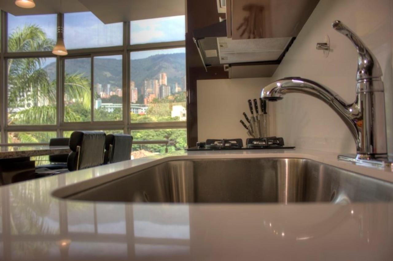 Apartamento Lleras Ac Hot Tub Медельин Экстерьер фото