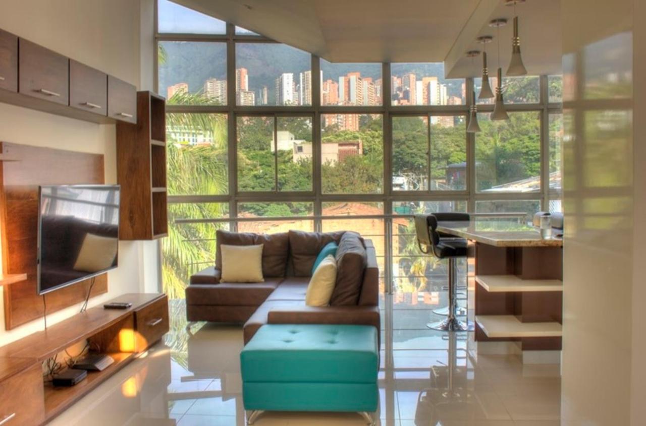Apartamento Lleras Ac Hot Tub Медельин Экстерьер фото